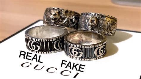 how to spot fake gucci ring|are gucci rings real.